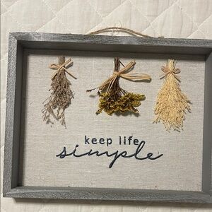 Source Unknown Gray and Natural Wall Art